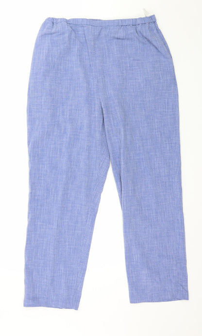Carr Westley Womens Blue   Trousers  Size 18 L26 in