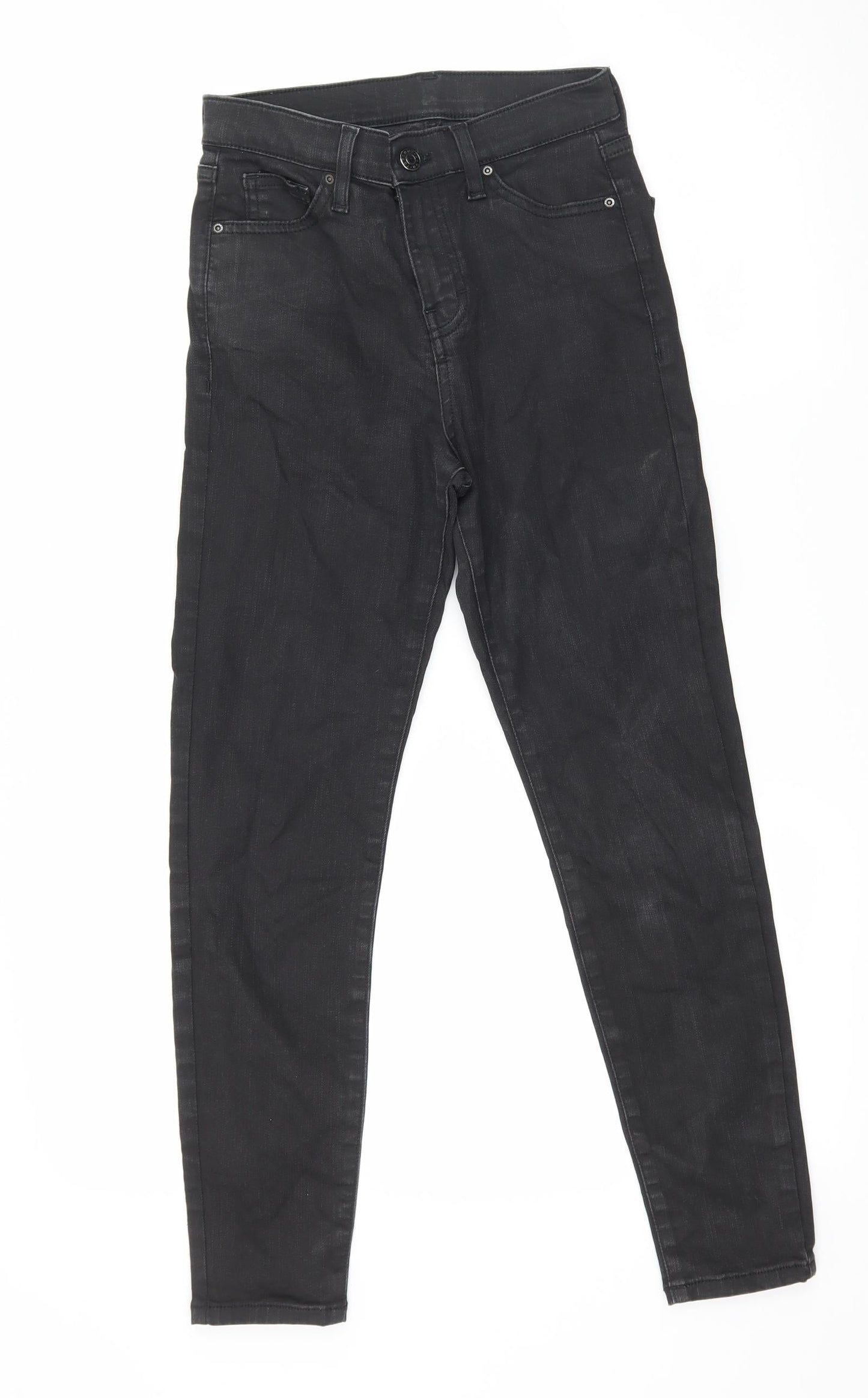 Topshop Womens Grey  Denim Skinny Jeans Size 26 in L30 in