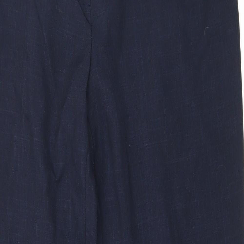 NL Collection Womens Blue   Trousers  Size 8 L26 in