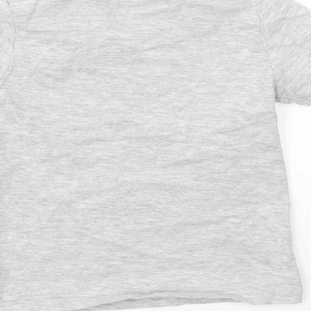 George Boys Grey   Basic T-Shirt Size 9-12 Months