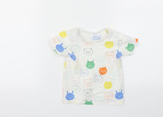 George Boys Multicoloured Animal Print  Camisole T-Shirt Size 9-12 Months