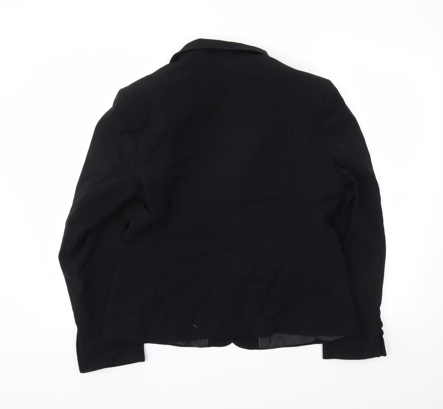 AMARANTO Womens Black   Jacket Blazer Size 16