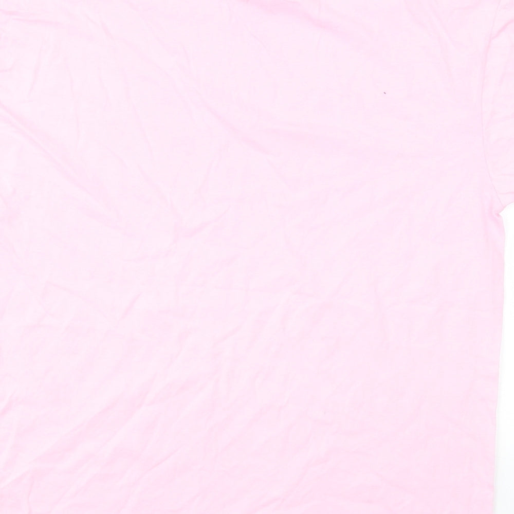 Preworn Womens Pink   Basic T-Shirt Size L