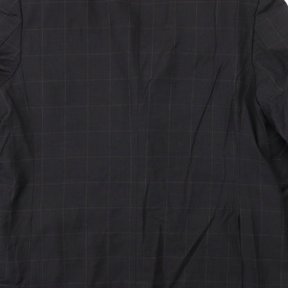 Preworn Mens Black   Jacket Blazer Size 46