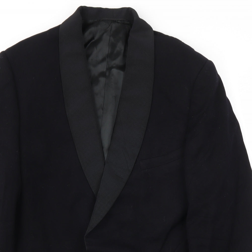 Preworn Mens Black   Jacket Blazer Size 42