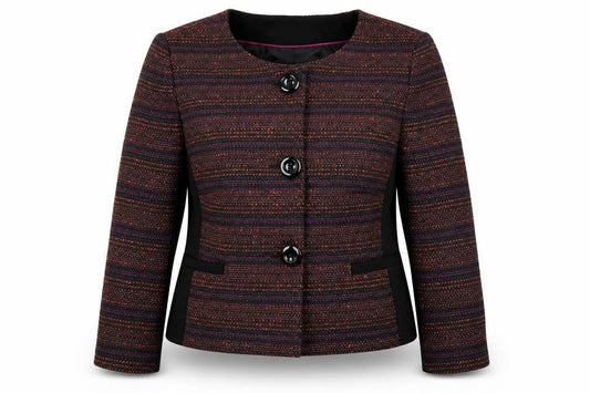 CC Womens Purple   Jacket Blazer Size 10
