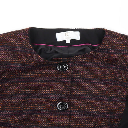 Country Casuals Womens Purple Jacket Blazer Size 10