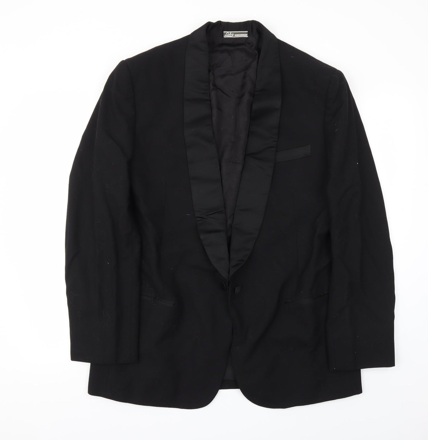 Lobo Mens Black   Jacket Blazer Size 44