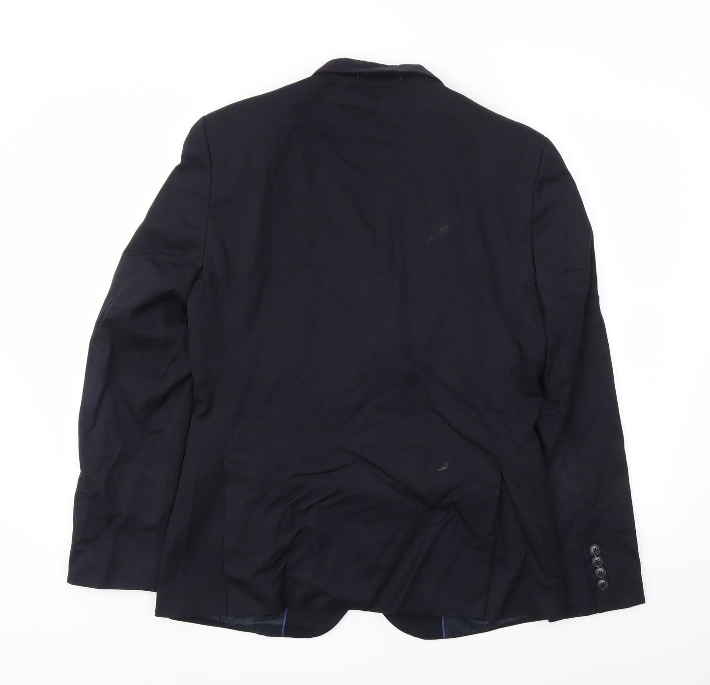 M&S Mens Blue   Jacket Blazer Size 38