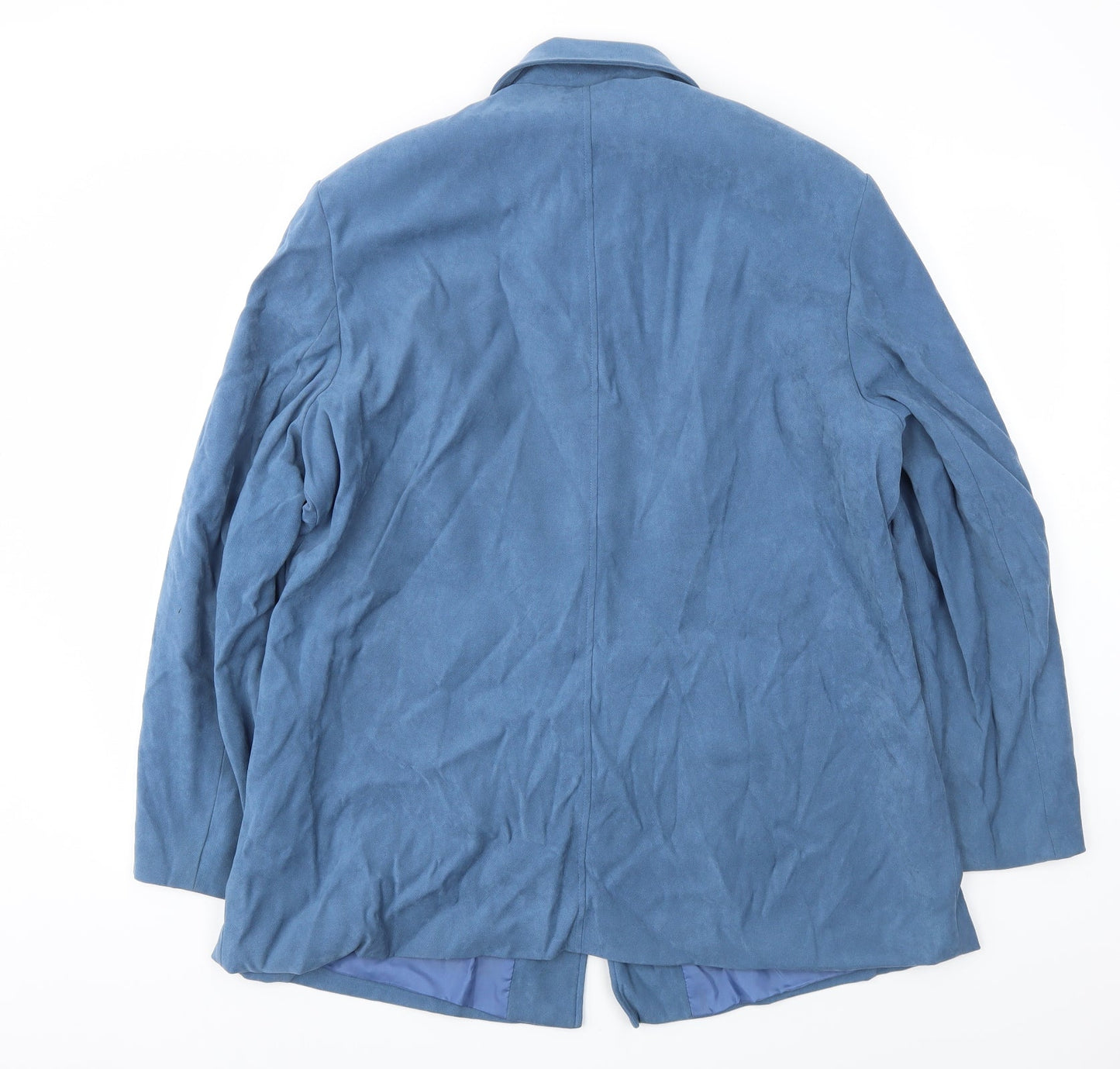 Joella Di Marco Womens Blue   Jacket Coat Size 2XL