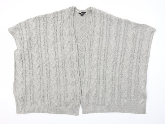 Primark Womens Grey   Cardigan Jumper One Size