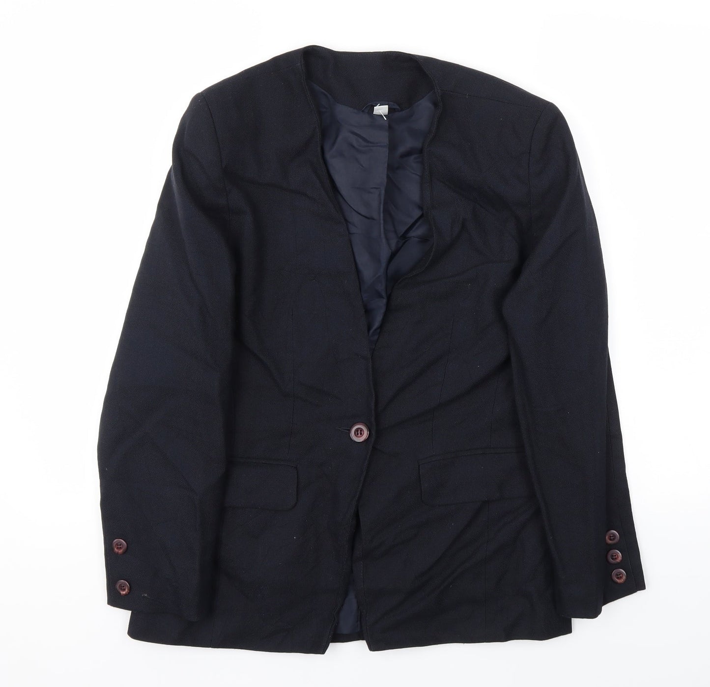 Preworn Womens Blue   Jacket Blazer Size 10