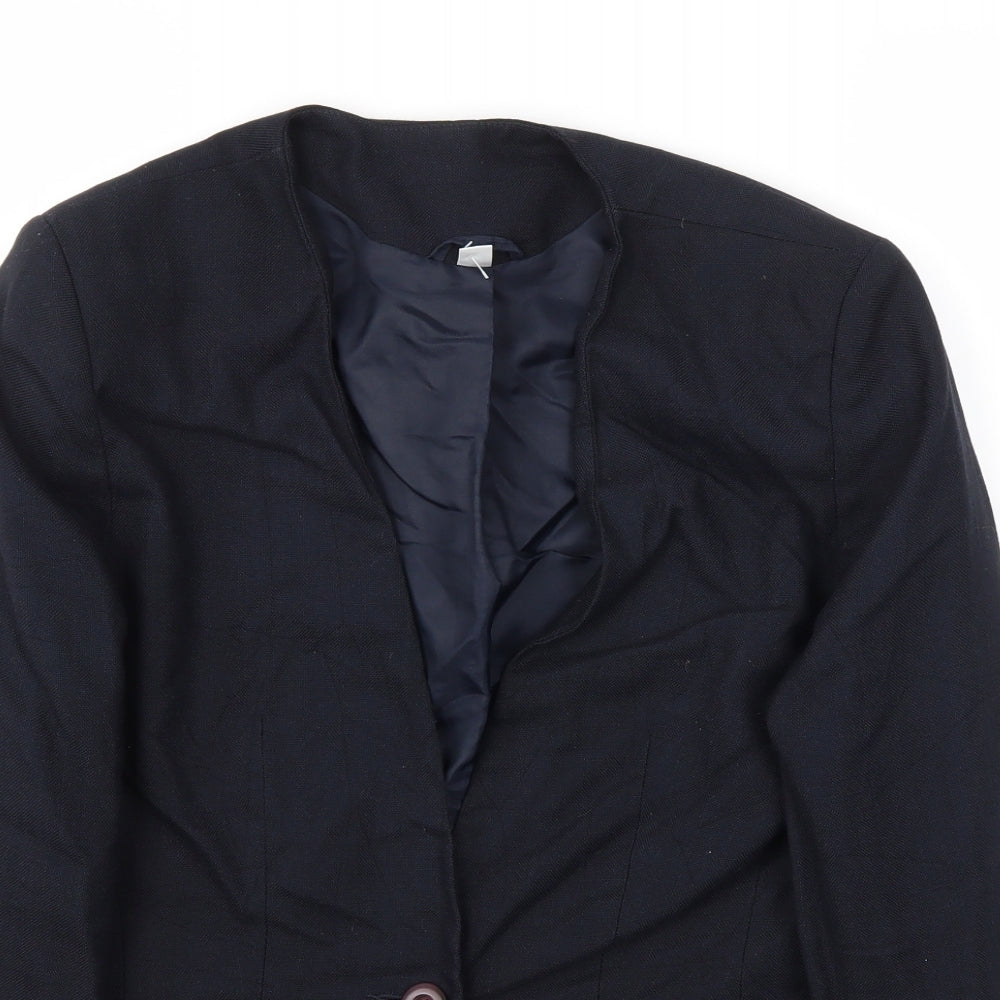 Preworn Womens Blue   Jacket Blazer Size 10