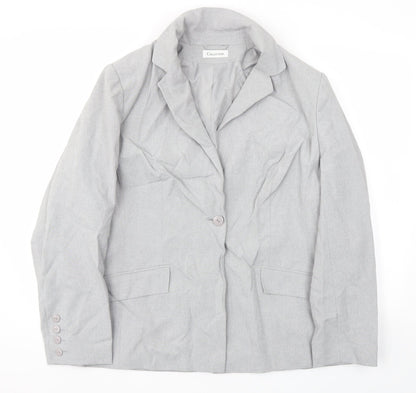 Collection Womens Grey   Jacket Blazer Size 18