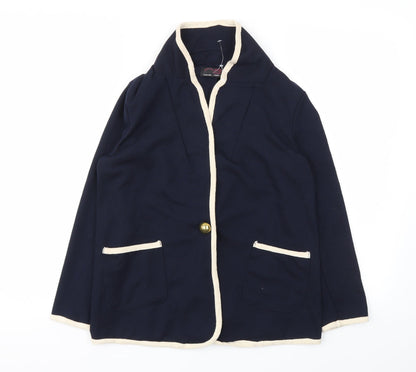 New Look Womens Blue   Jacket Blazer Size 10