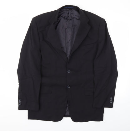 Additional front view of Canada men’s black jacket blazer, size 44