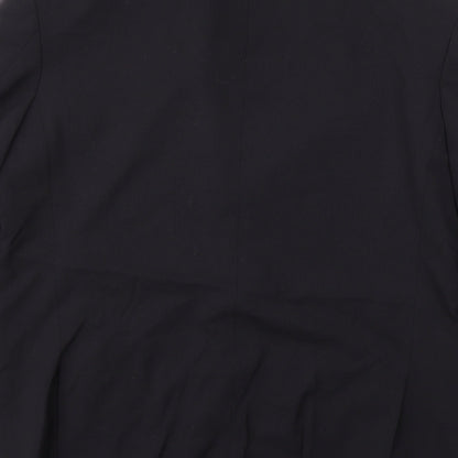 Brand and care label for Canada men’s black jacket blazer, size 44