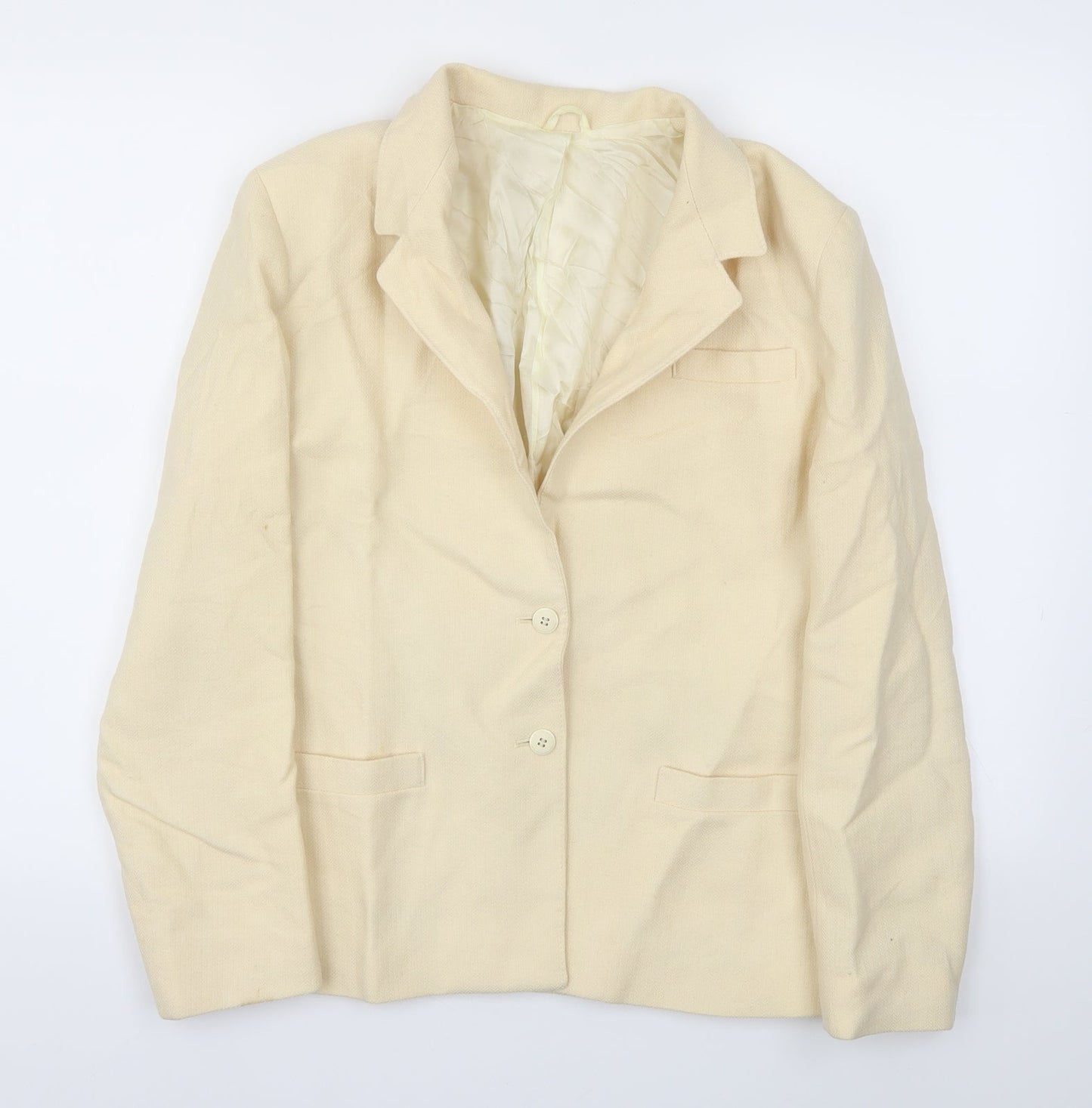 DITTO Womens Ivory   Jacket Blazer Size 16
