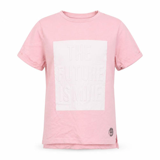 Nutmeg Girls Pink Colourblock  Basic T-Shirt Size 10 Years