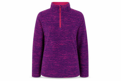 Decathlon Girls Purple Colourblock  Pullover Jumper Size S