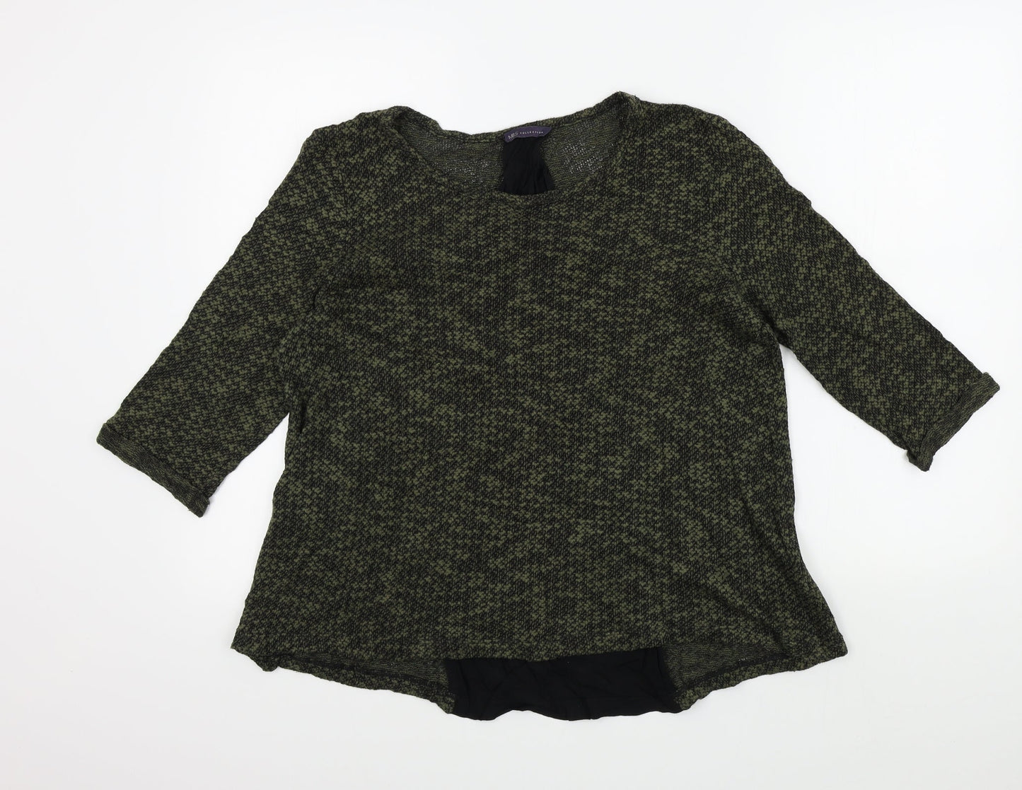 M&S Womens Green   Pullover Jumper Size 14