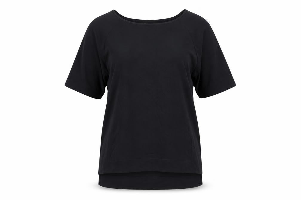 Papaya Womens Black   Basic T-Shirt Size 8