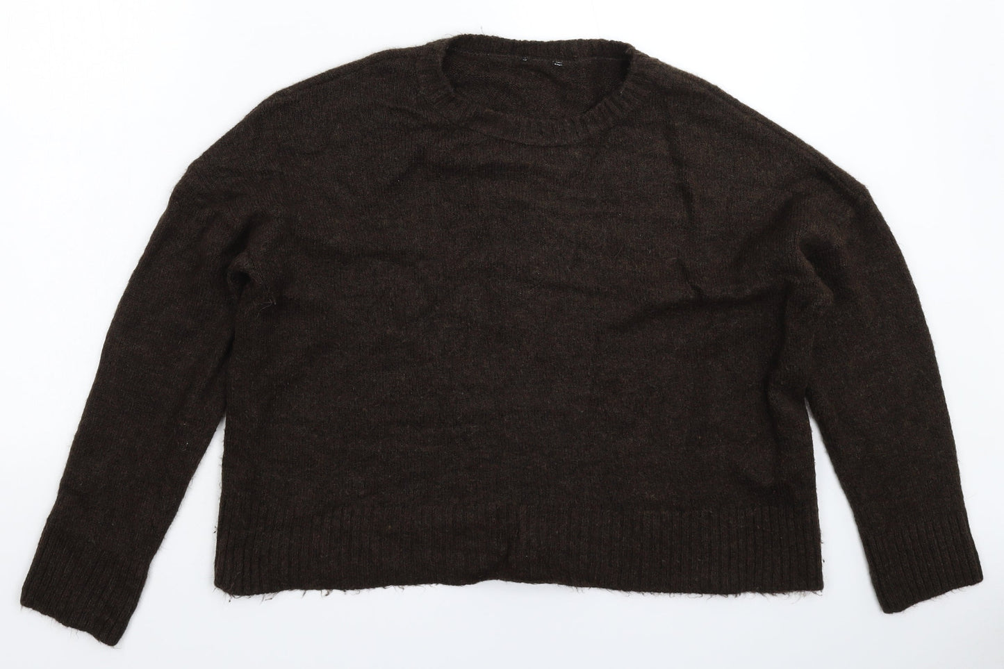 M&Co Womens Grey  Knit Pullover Jumper Size M