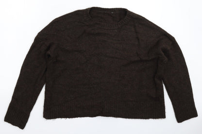 M&Co Womens Grey  Knit Pullover Jumper Size M