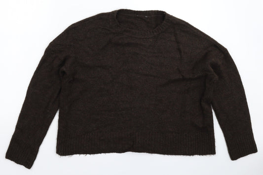 M&Co Womens Grey  Knit Pullover Jumper Size M