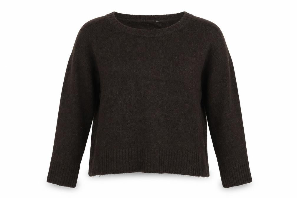 M&Co Womens Grey  Knit Pullover Jumper Size M