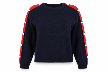 Divided Womens Blue  Knit Pullover Jumper Size S