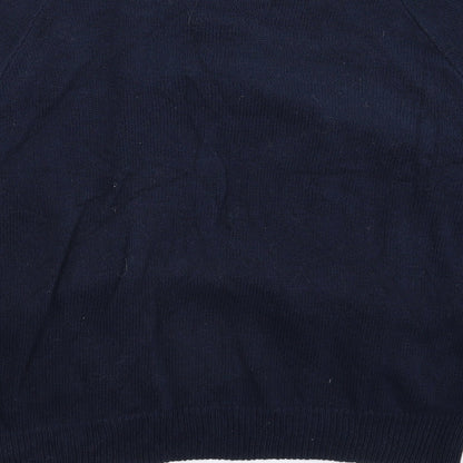 Divided Womens Blue  Knit Pullover Jumper Size S