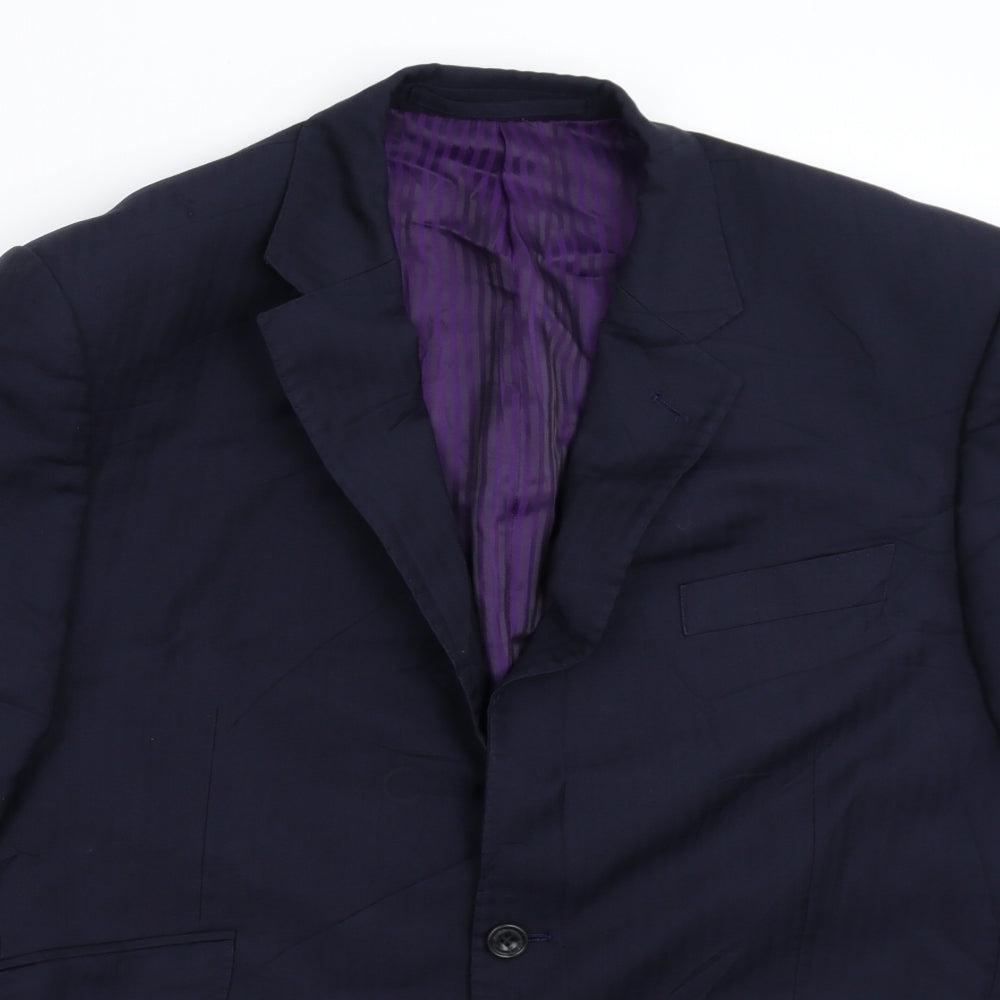 Marks and Spencer Mens Blue   Jacket Suit Jacket Size 42