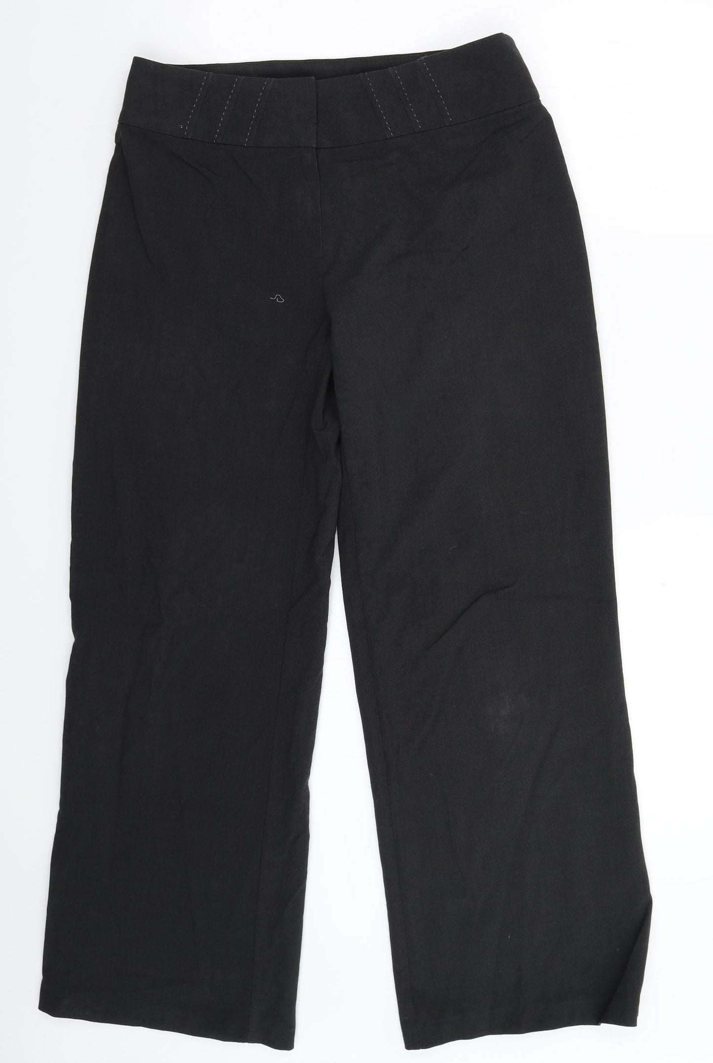 Marks and Spencer Womens Grey   Dress Pants Trousers Size 10 L29 in