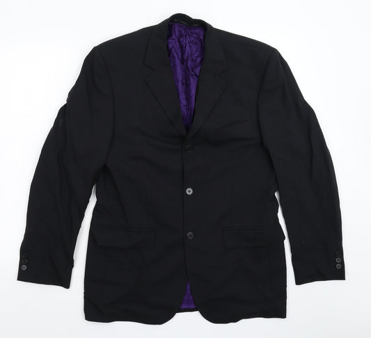 Burton Mens Black   Jacket Suit Jacket Size 38