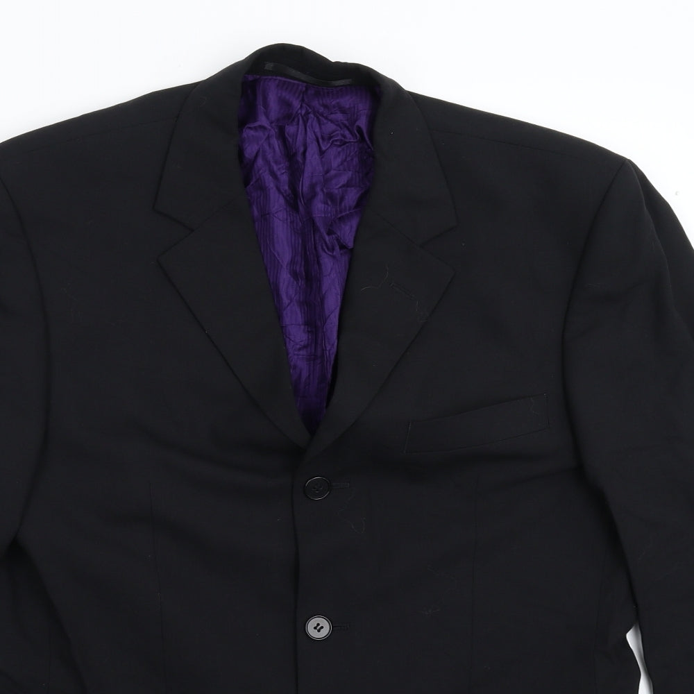 Burton Mens Black   Jacket Suit Jacket Size 38