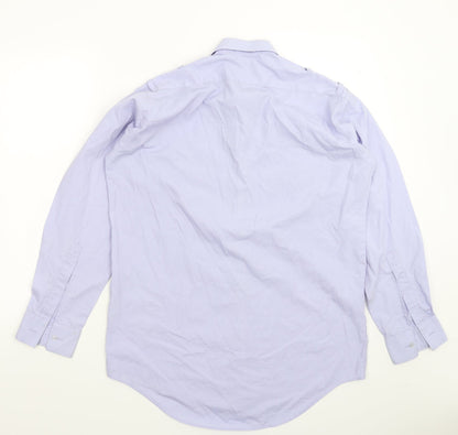 Double TWO Mens Blue    Button-Up Size 16