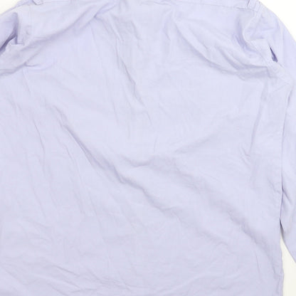 Double TWO Mens Blue    Button-Up Size 16