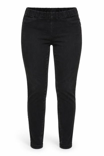 St Bernard Womens Black  Denim Jegging Trousers Size 8 L32 in