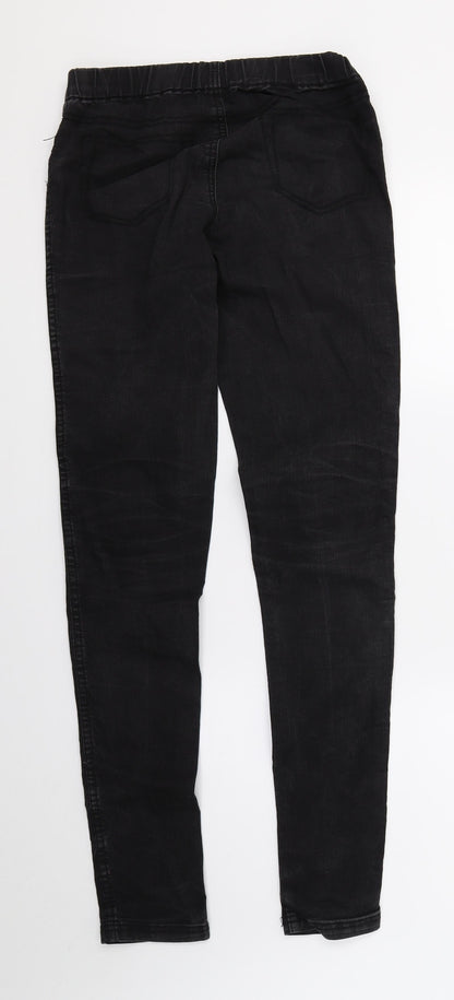 St Bernard Womens Black  Denim Jegging Trousers Size 8 L32 in