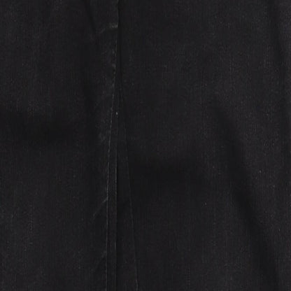 St Bernard Womens Black  Denim Jegging Trousers Size 8 L32 in