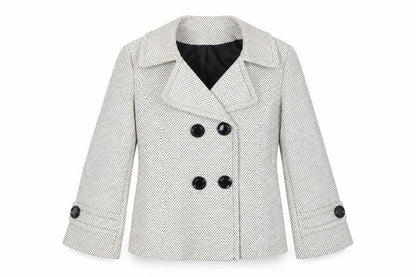 Wallis Womens Beige Geometric  Jacket Coat Size 12