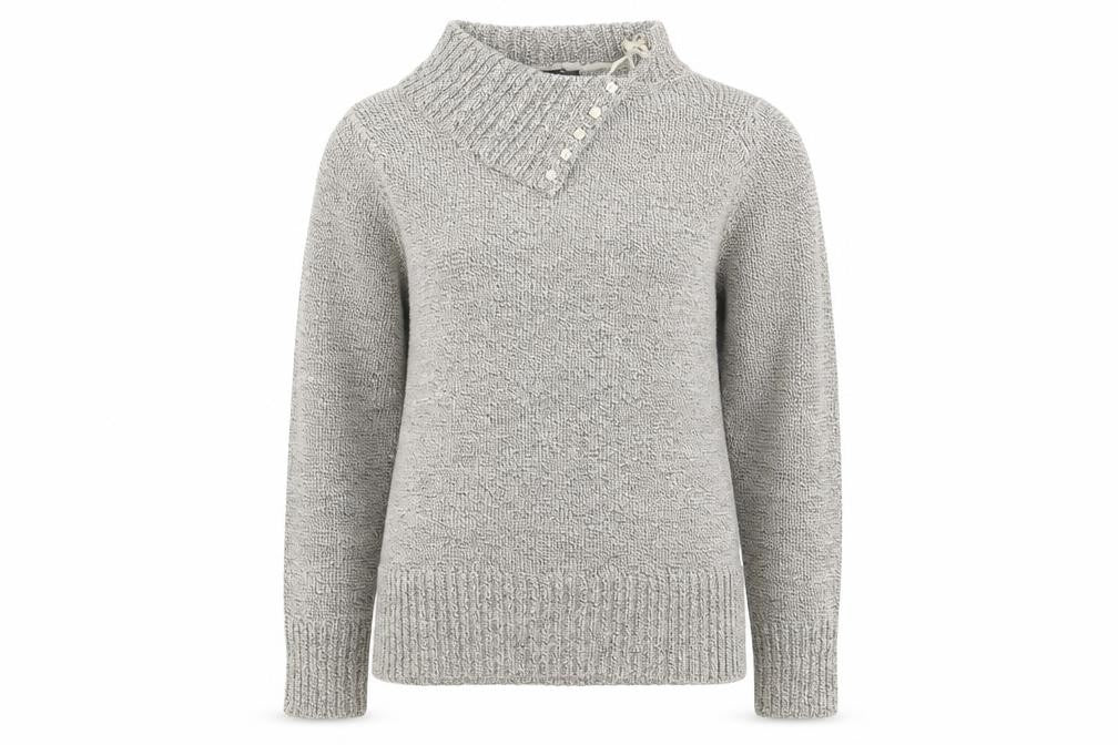 Bonmarché Womens Beige Knit Pullover Jumper Size M
