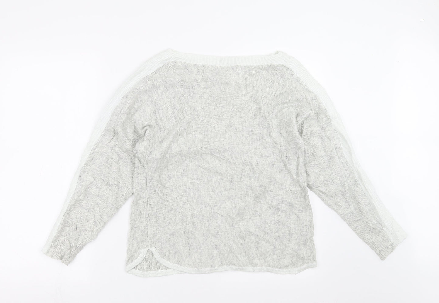 Oasis Womens Grey  Knit Pullover Jumper Size M