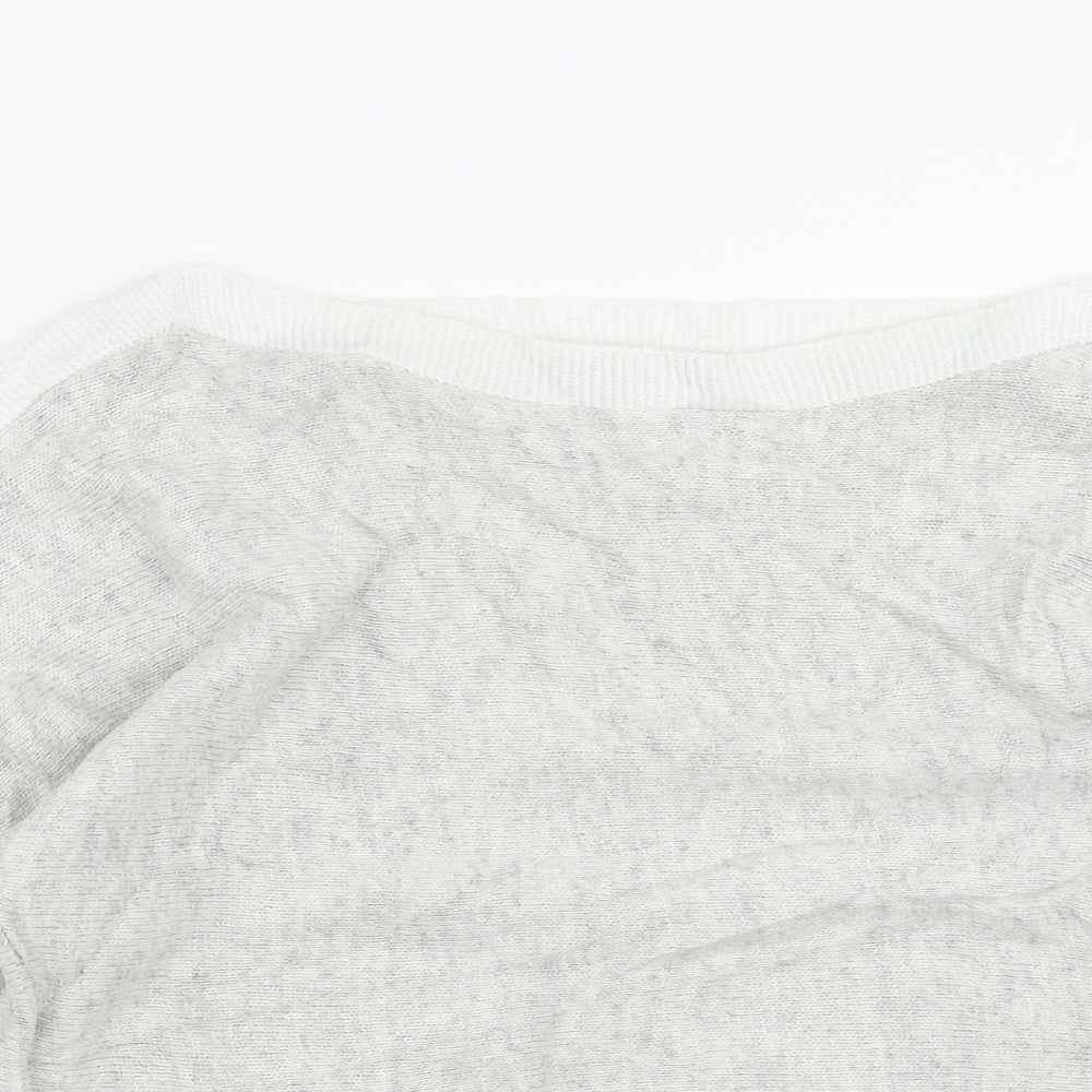 Oasis Womens Grey  Knit Pullover Jumper Size M