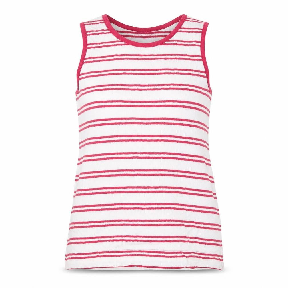 Marks & Spencer Womens Pink Striped  Basic Tank Size 10