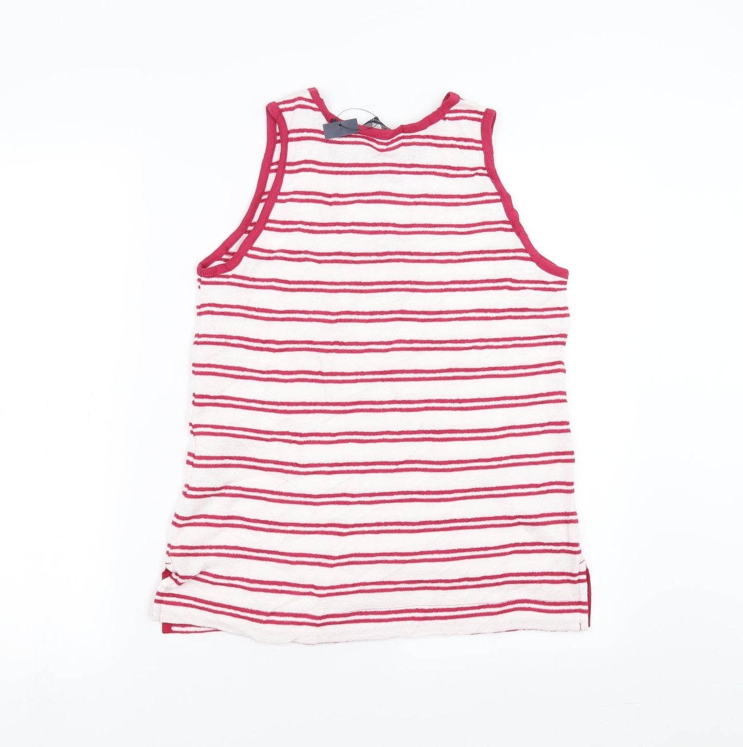 Marks and Spencer Womens Pink Striped  Basic Tank Size 10