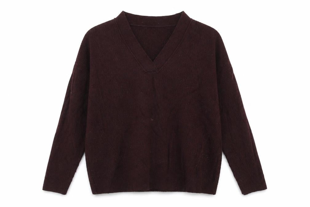 Topshop Womens Purple  Knit Pullover Jumper Size S