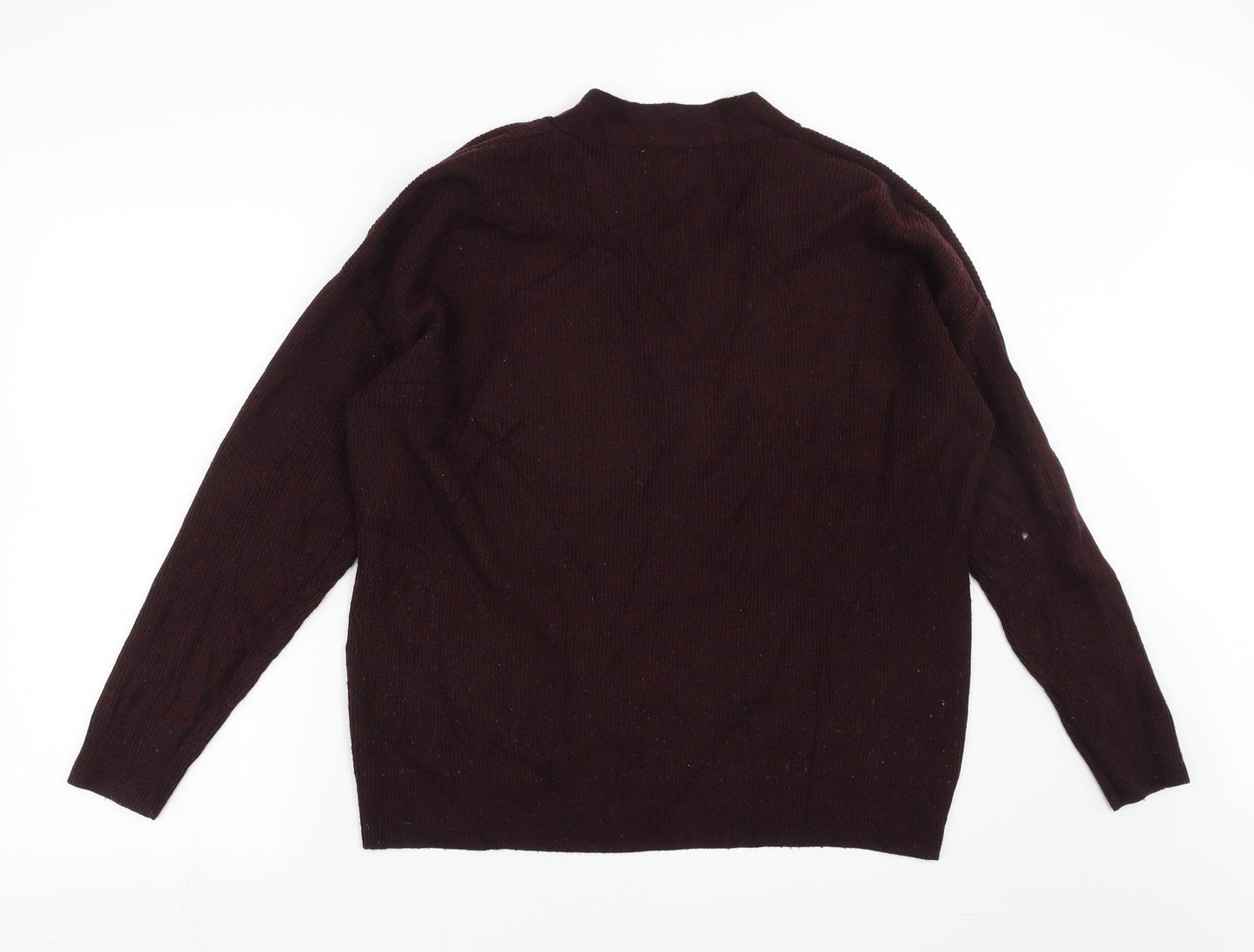 Topshop Womens Purple  Knit Pullover Jumper Size S