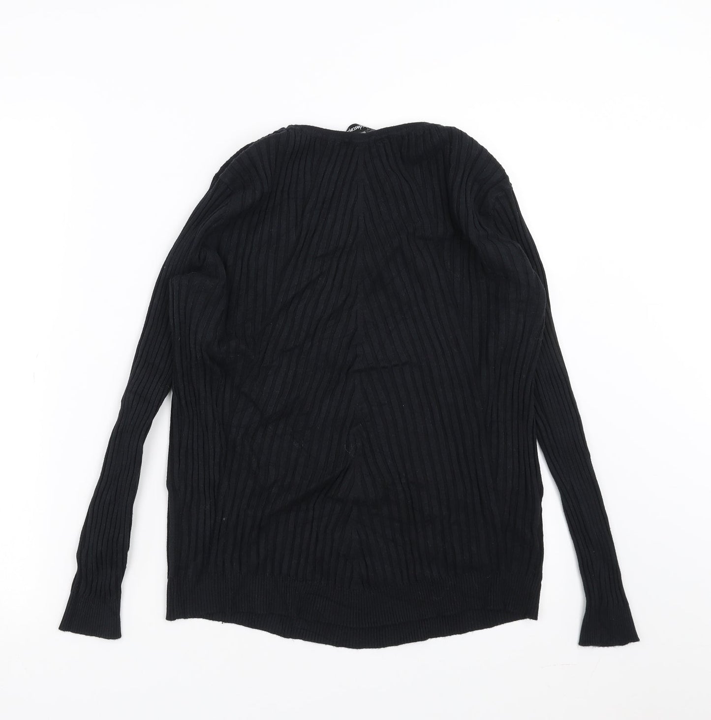Kaleidoscope Womens Black Geometric  Pullover Jumper Size 16